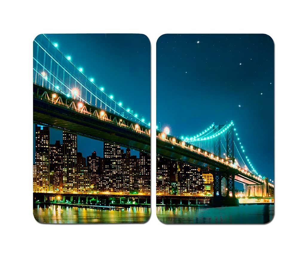 Set 2 plansete protectoare pentru plita Brooklyn Bridge – Wenko vivre.ro